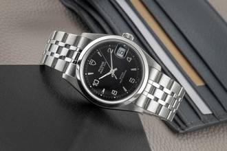 Thumbnail von Tudor Prince Date Automatik Edelstahl Automatik Herrenuhr Ref. 74000N Klassiker