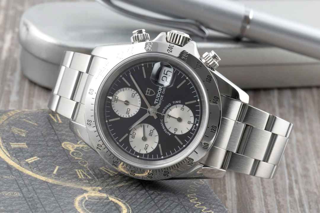  Tudor Prince Date Chronograph Stahl Automatik Herrenuhr Ref. 79280P 