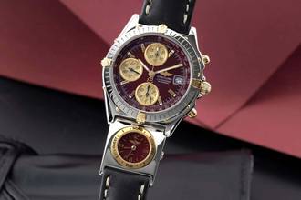 Thumbnail von Breitling Chronomat GT UTC Chronograph Stahl / Gold Automatik Herren Ref. B13350