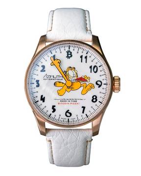  Azimuth GARFIELD BITCOIN PIZZA BACK-IN-TIME 