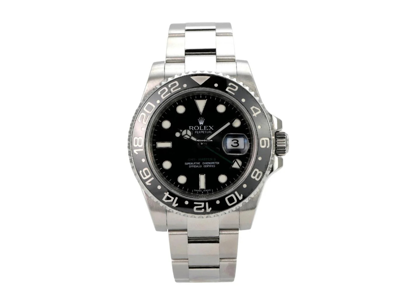 Rolex GMT-Master II Edelstahl Ref. 116710LN