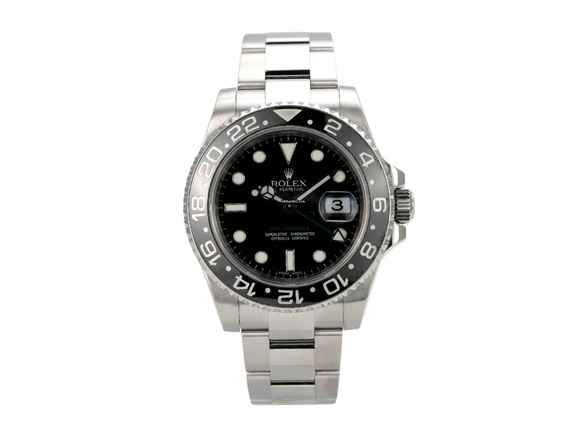  Rolex GMT-Master II Edelstahl Ref. 116710LN 