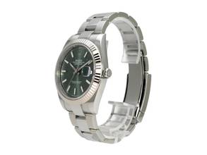 Thumbnail von Rolex Datejust 41 Edelstahl Weißgold 126334 Mint Green