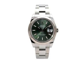 Thumbnail von Rolex Datejust 41 Edelstahl Weißgold 126334 Mint Green