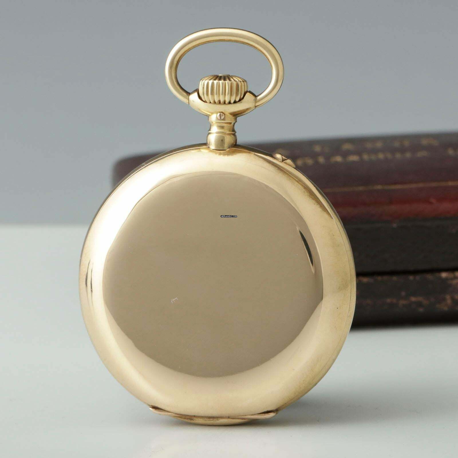 Thumbnail von A. Lange & Söhne Qualität 1A 18k Gold Taschenuhr-Original Etui und Zertifikat 1907 BOX and Pappers