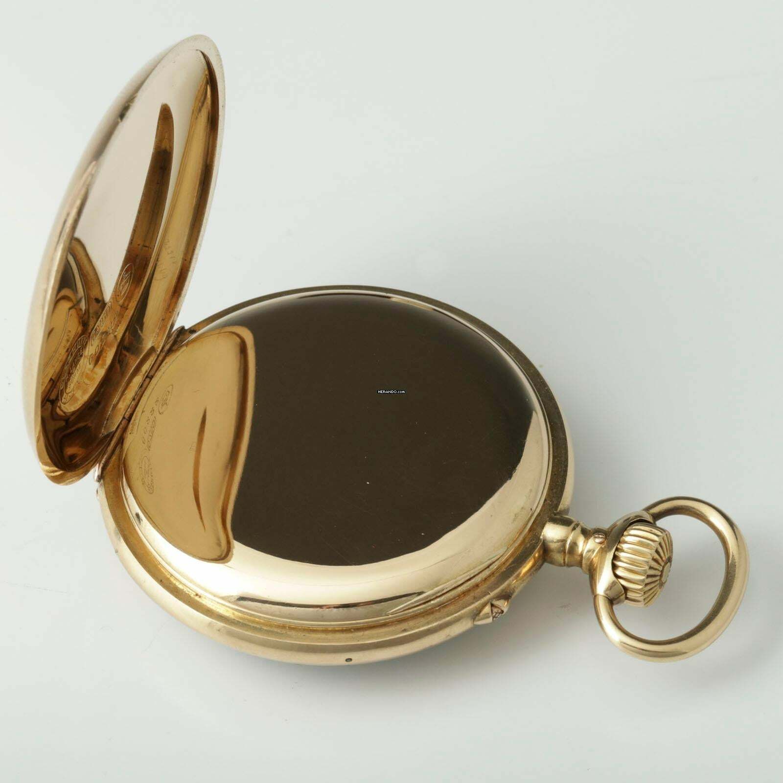 Thumbnail von A. Lange & Söhne Qualität 1A 18k Gold Taschenuhr-Original Etui und Zertifikat 1907 BOX and Pappers