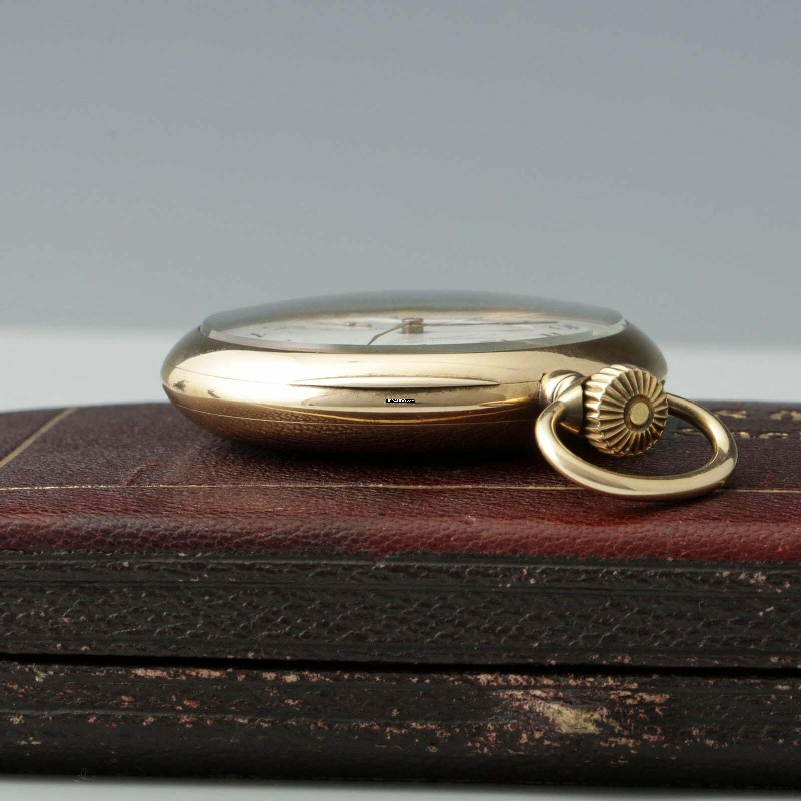 Thumbnail von A. Lange & Söhne Qualität 1A 18k Gold Taschenuhr-Original Etui und Zertifikat 1907 BOX and Pappers