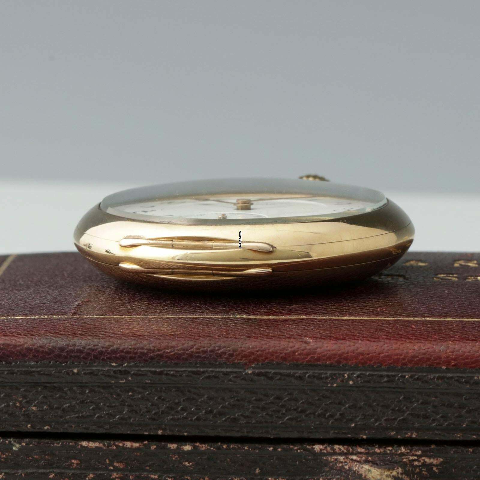 Thumbnail von A. Lange & Söhne Qualität 1A 18k Gold Taschenuhr-Original Etui und Zertifikat 1907 BOX and Pappers