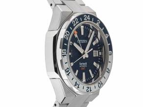 Thumbnail von Citizen Mechanical Series 8 GMT Ref.NB6034-58L Full Set Neu Mechanical Series 8 GMT