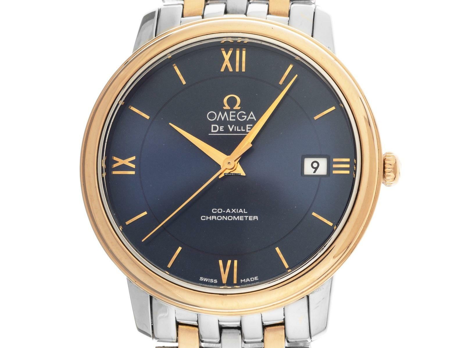  Omega De Ville Prestige Ref.424.20.37.20.03.002 2019 Full Set wie Neu Vintage De Ville Prestige 