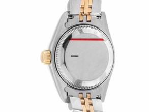 Thumbnail von Rolex Lady-Datejust Diamanten Ref.69173 1995 Full Set sehr gut Vintage Datejust Lady Diamanten