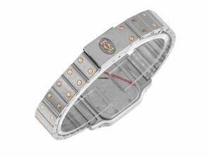 Thumbnail von Cartier Santos Galbée Lady PM kleines Modell Ref.166930 1990 Full Set sehr gut Vintage Santos Galbee Lady PM kleines Modell