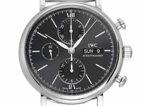  IWC Portofino Chronograph Ref.IW391030 2017 Full Set wie Neu Vintage Portofino Chronograph 