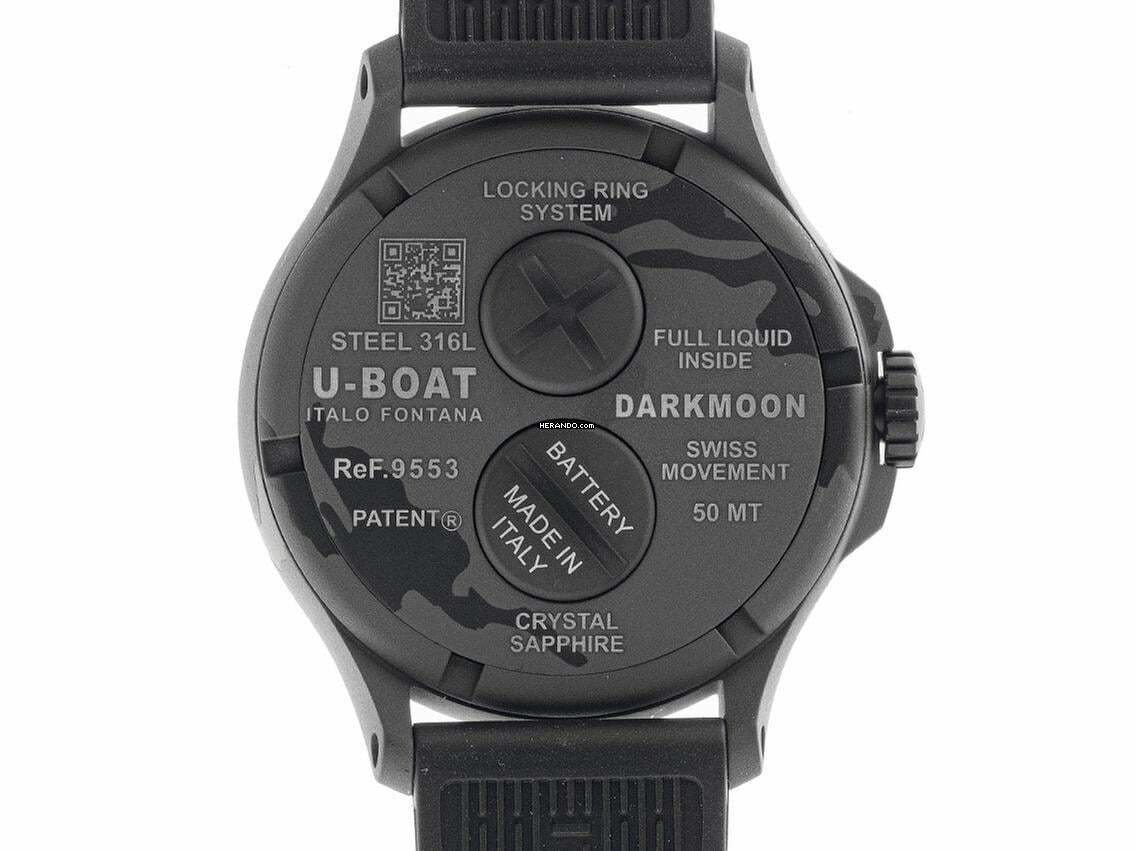 Thumbnail von U-Boat Darkmoon BK grau Camouflage Ref.9553 Full Set Neu Darkmoon Camouflage