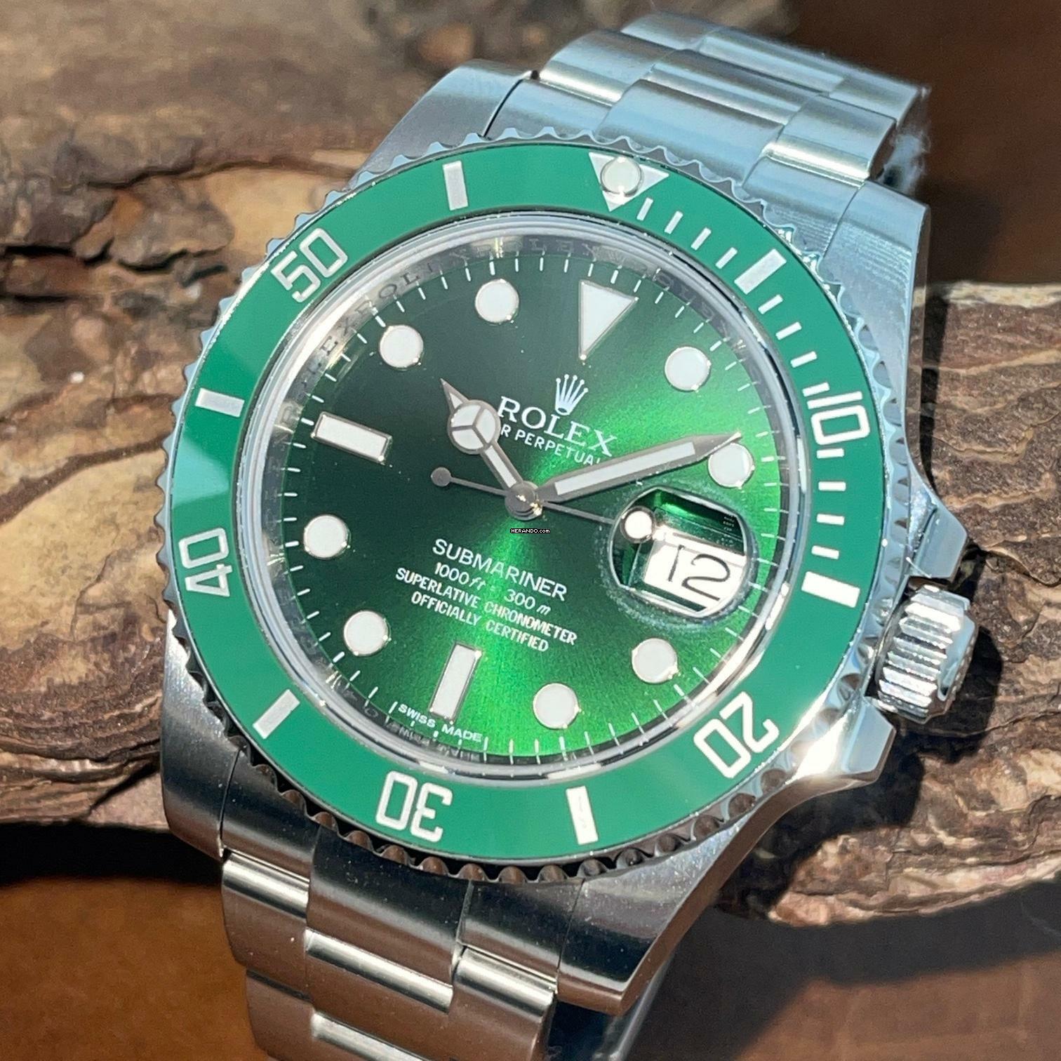  Rolex Submariner Date Submariner Date HULK - FULLSET 2013 - Ref. 116610LV 