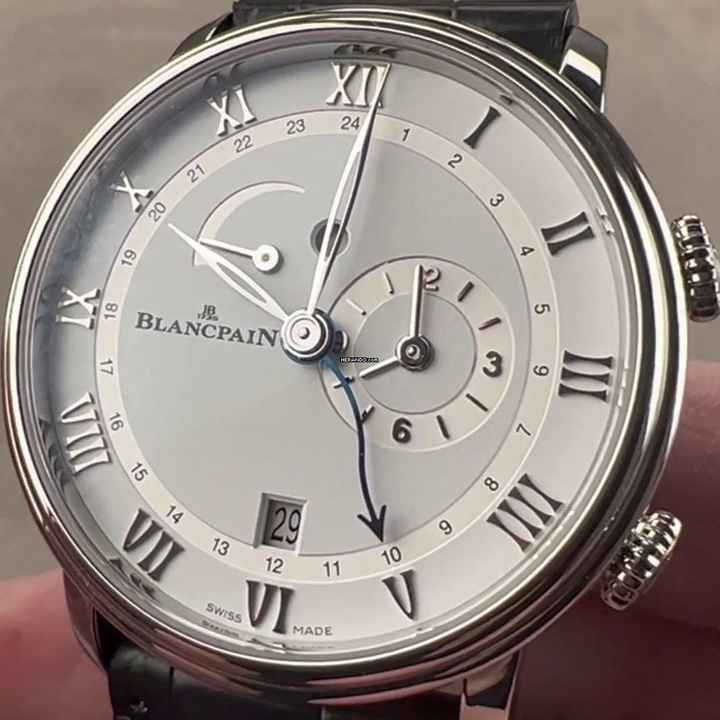  Blancpain Villeret Reveil Gmt NEW FULL SET 