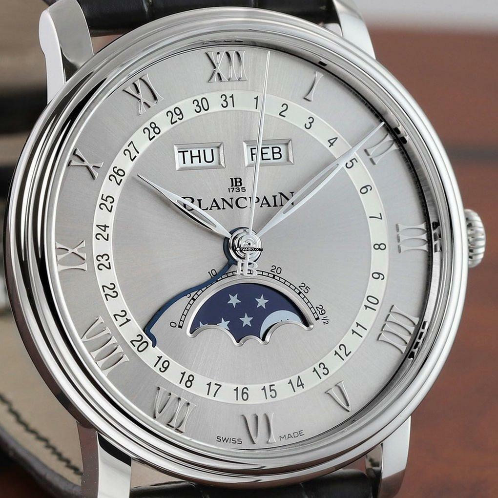  Blancpain Villeret Quantième Complet NEW FULL SET 