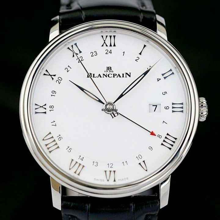  Blancpain Villeret Gmt Date NEW FULL SET 