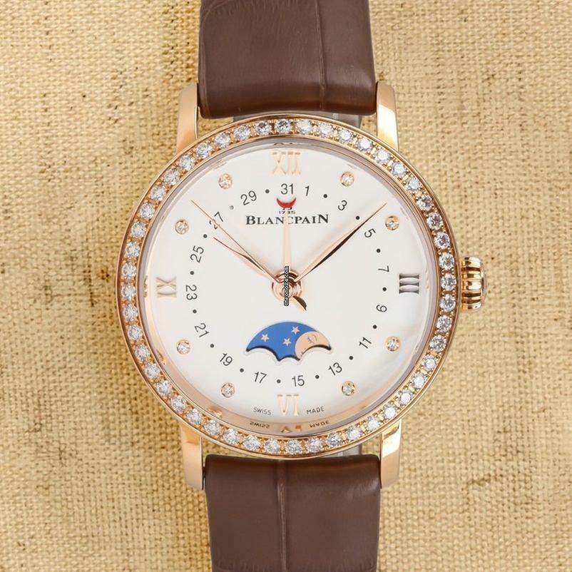  Blancpain Villeret Quantième Phases De Lune Automatic NEW FULL SET 