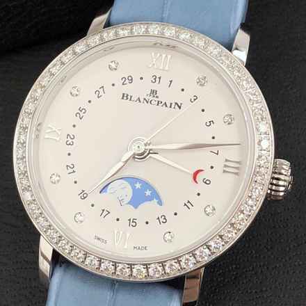  Blancpain Villeret Quantième Phases De Lune Automatic NEW FULL SET 
