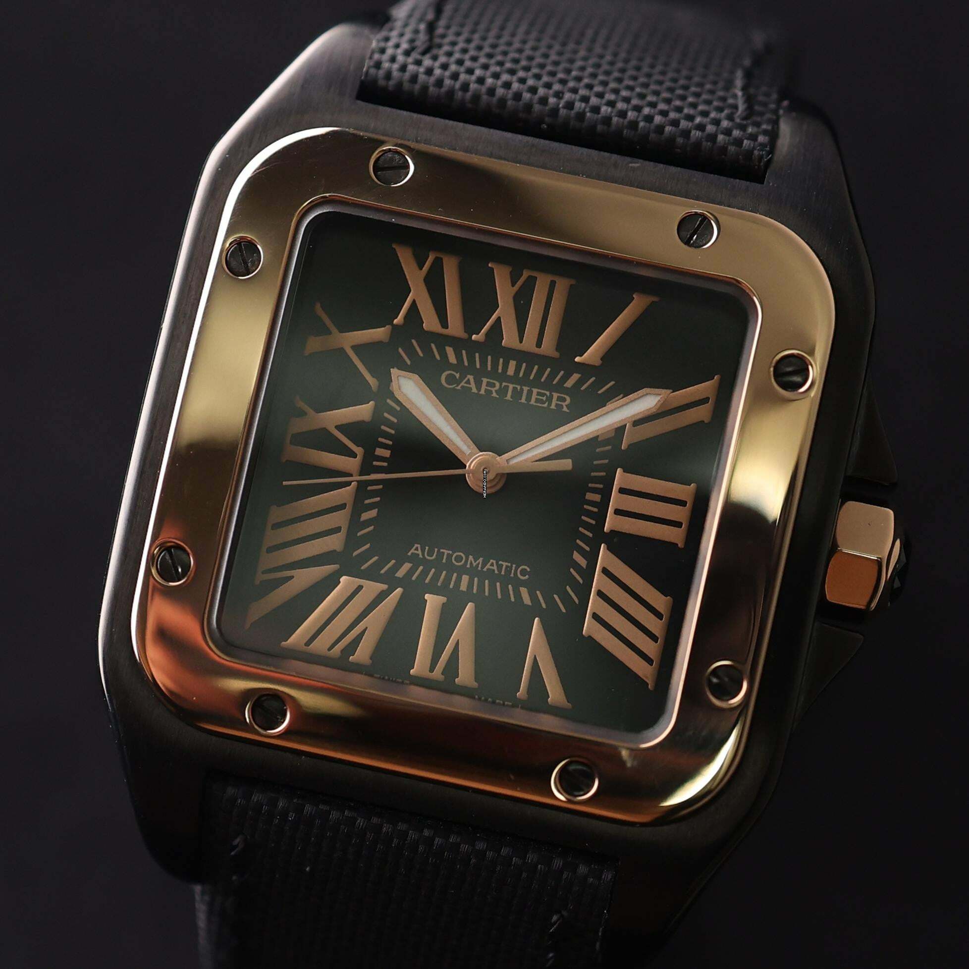 Thumbnail von Cartier Santos 100 XL Blacksteel PVD Rose Gold