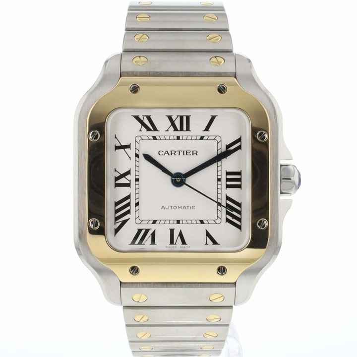  Cartier Santos De Cartier Steel/Gold Medium 