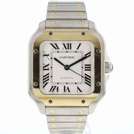  Cartier Santos De Cartier Steel/Gold Medium 