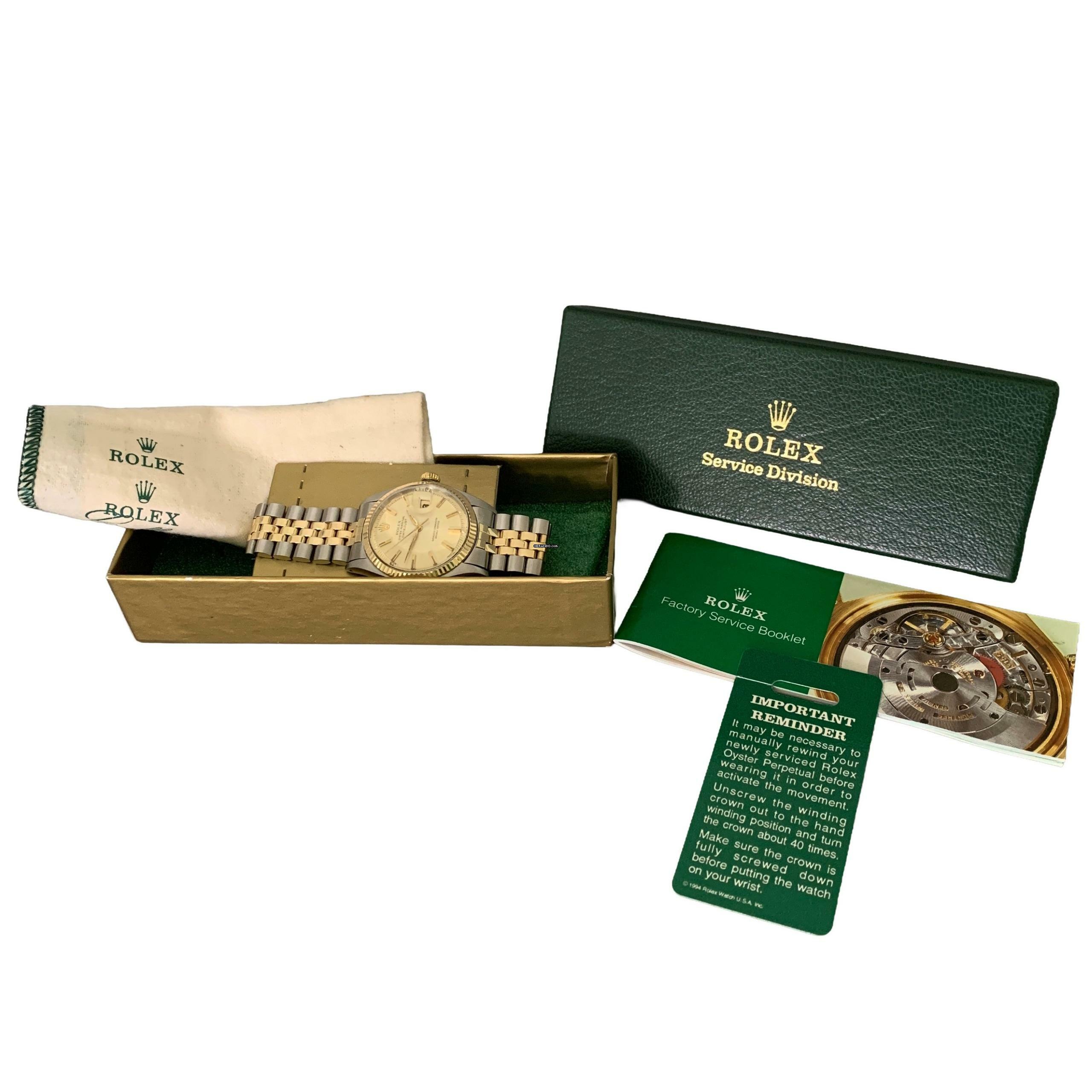 Thumbnail von Rolex Datejust 36 1601 Champagne dial U.S.A. market 1964