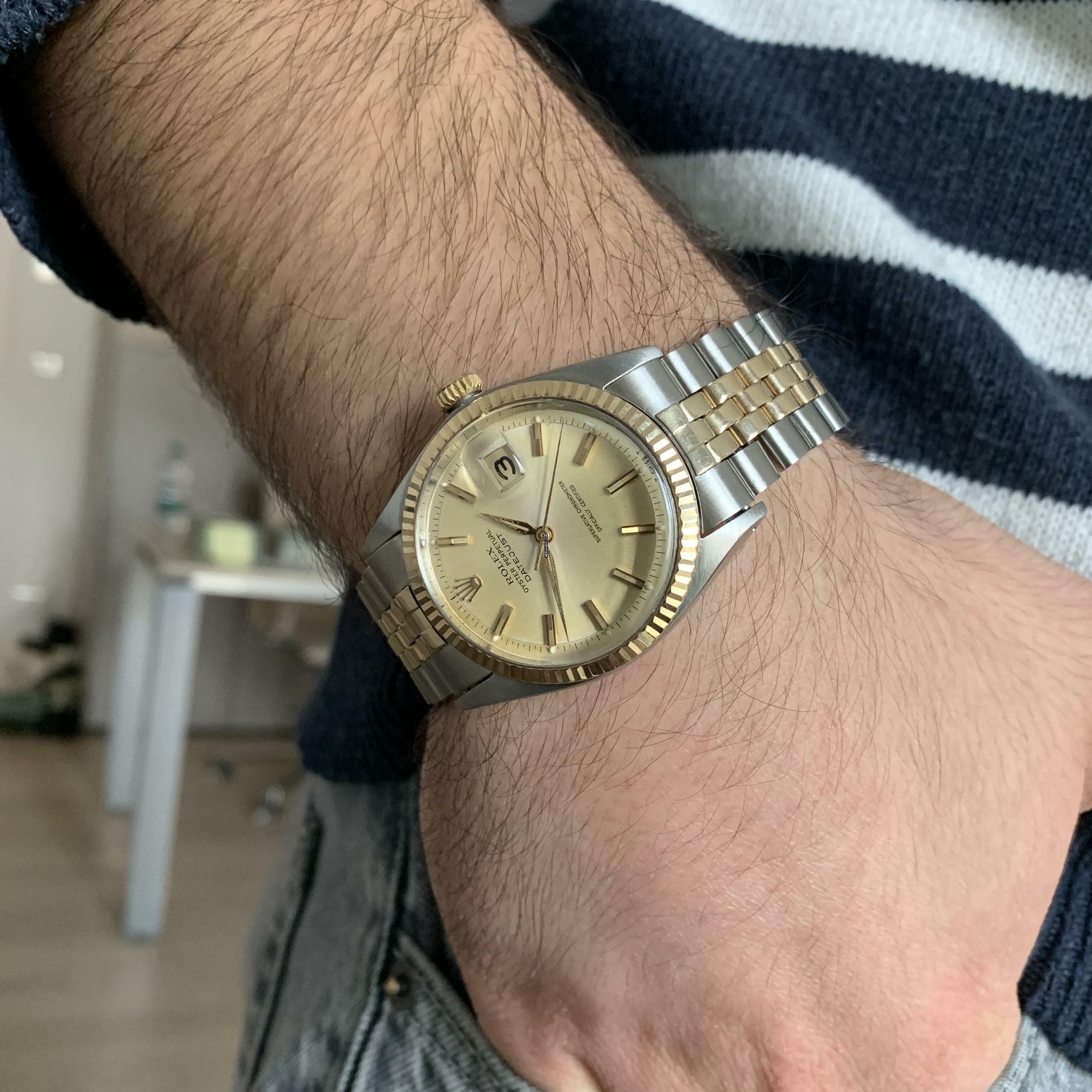 Thumbnail von Rolex Datejust 36 1601 Champagne dial U.S.A. market 1964