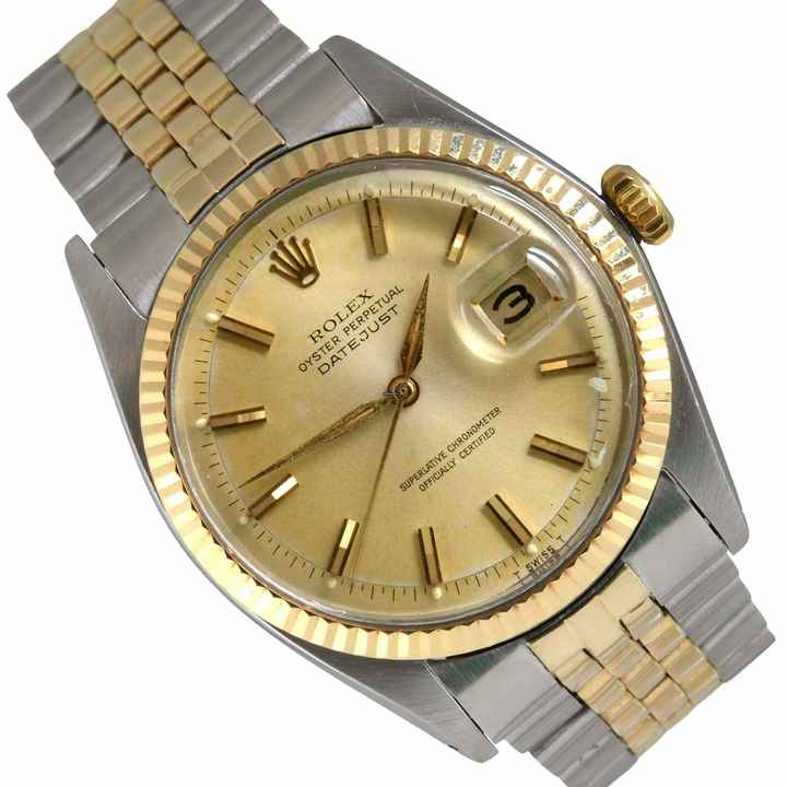  Rolex Datejust 36 1601 Champagne dial U.S.A. market 1964 