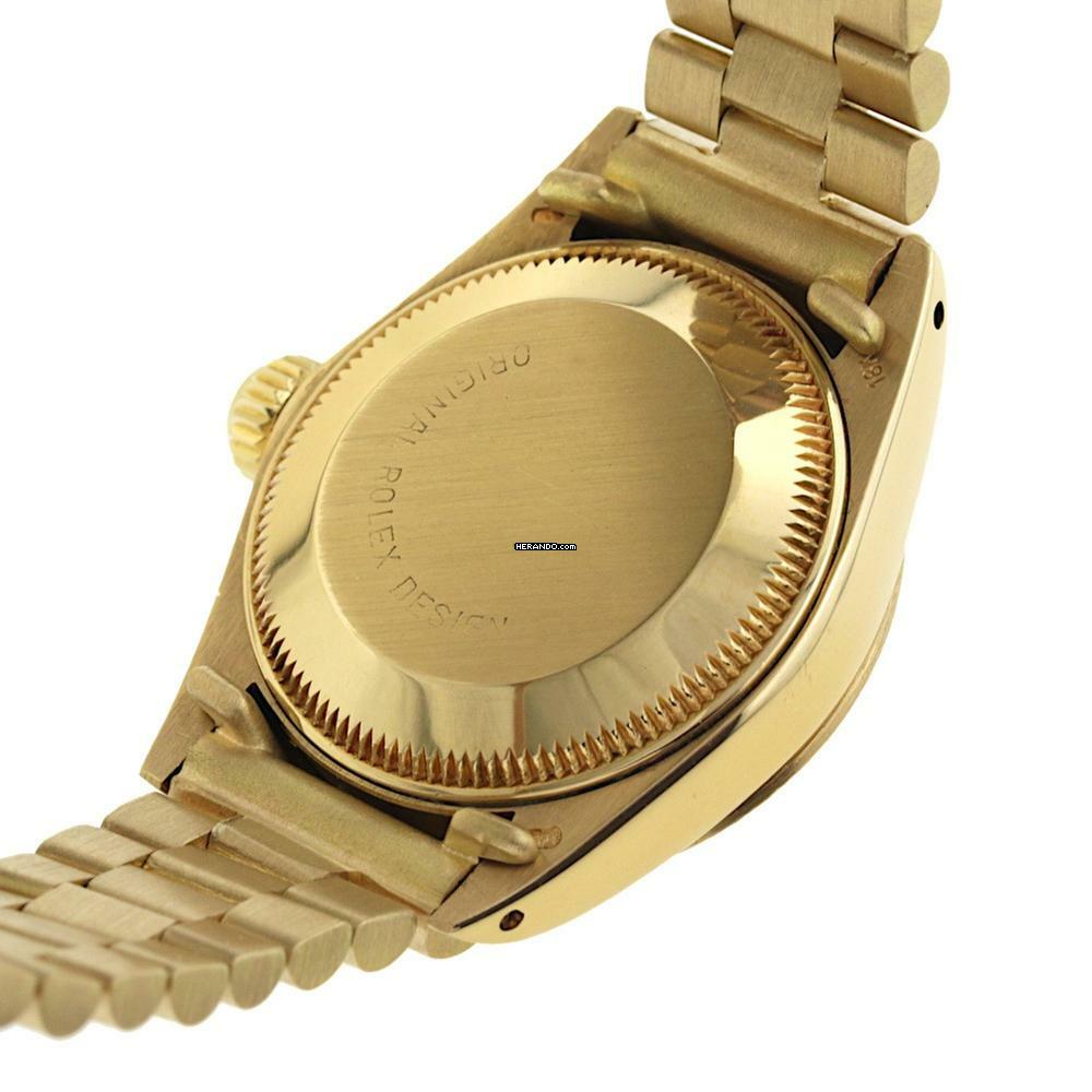 Thumbnail von Rolex Lady-Datejust Bark Finish Fullset Ref.6927 BJ.1982