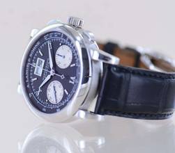 Thumbnail von A. Lange & Söhne Datograph Flyback Platin Big Date Traumuhr B+P Chronograph Faltschließe