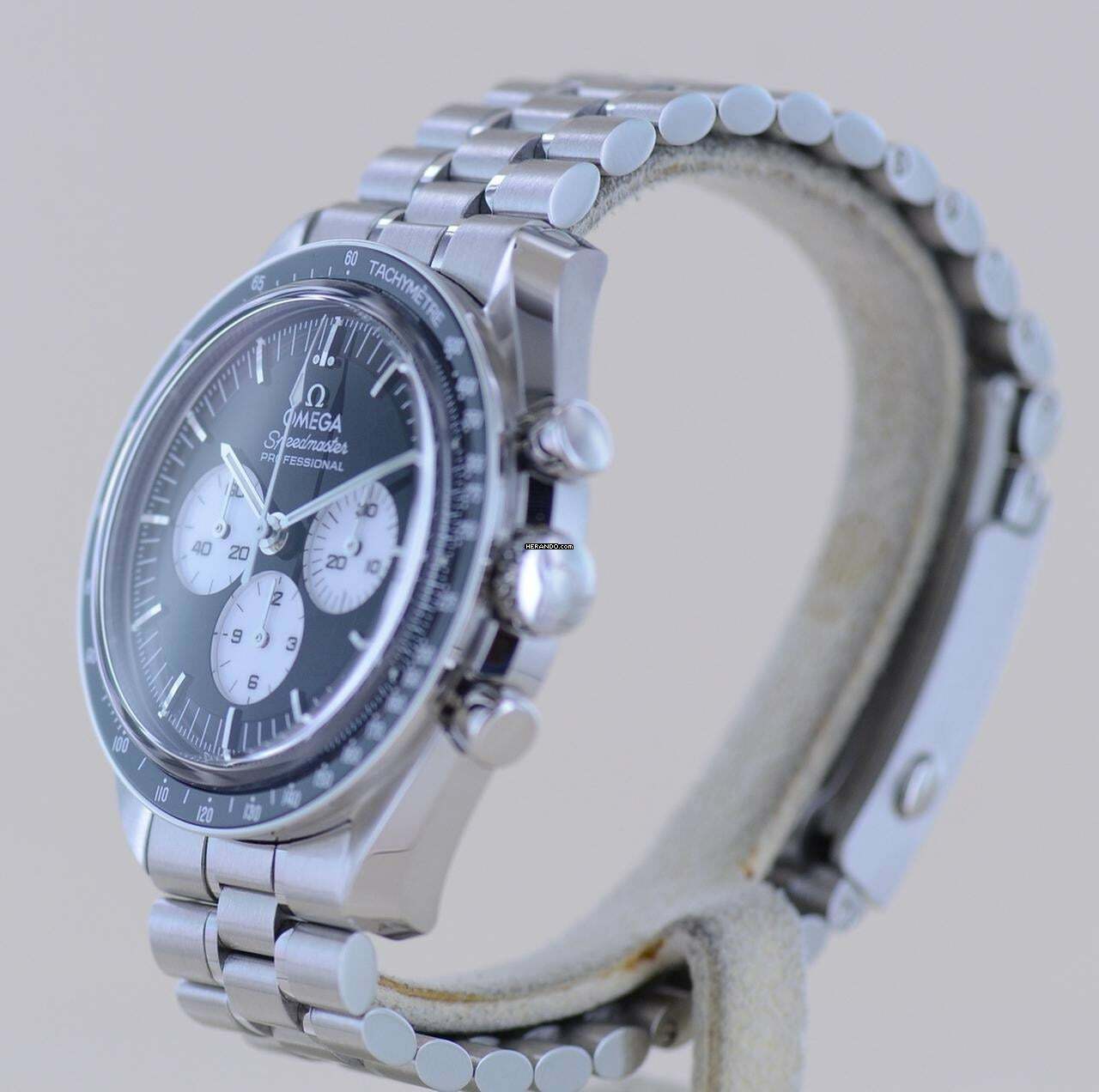 Thumbnail von Omega Speedmaster Professional Moonwatch Reverse Panda Moonwatch Saphirglas 3861 B+P