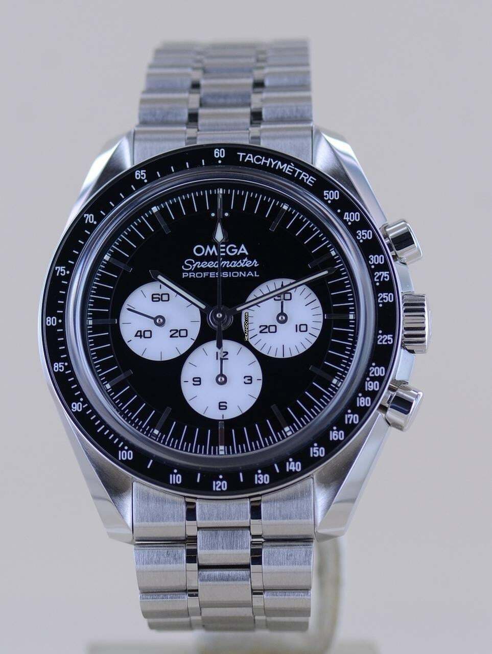 Thumbnail von Omega Speedmaster Professional Moonwatch Reverse Panda Moonwatch Saphirglas 3861 B+P