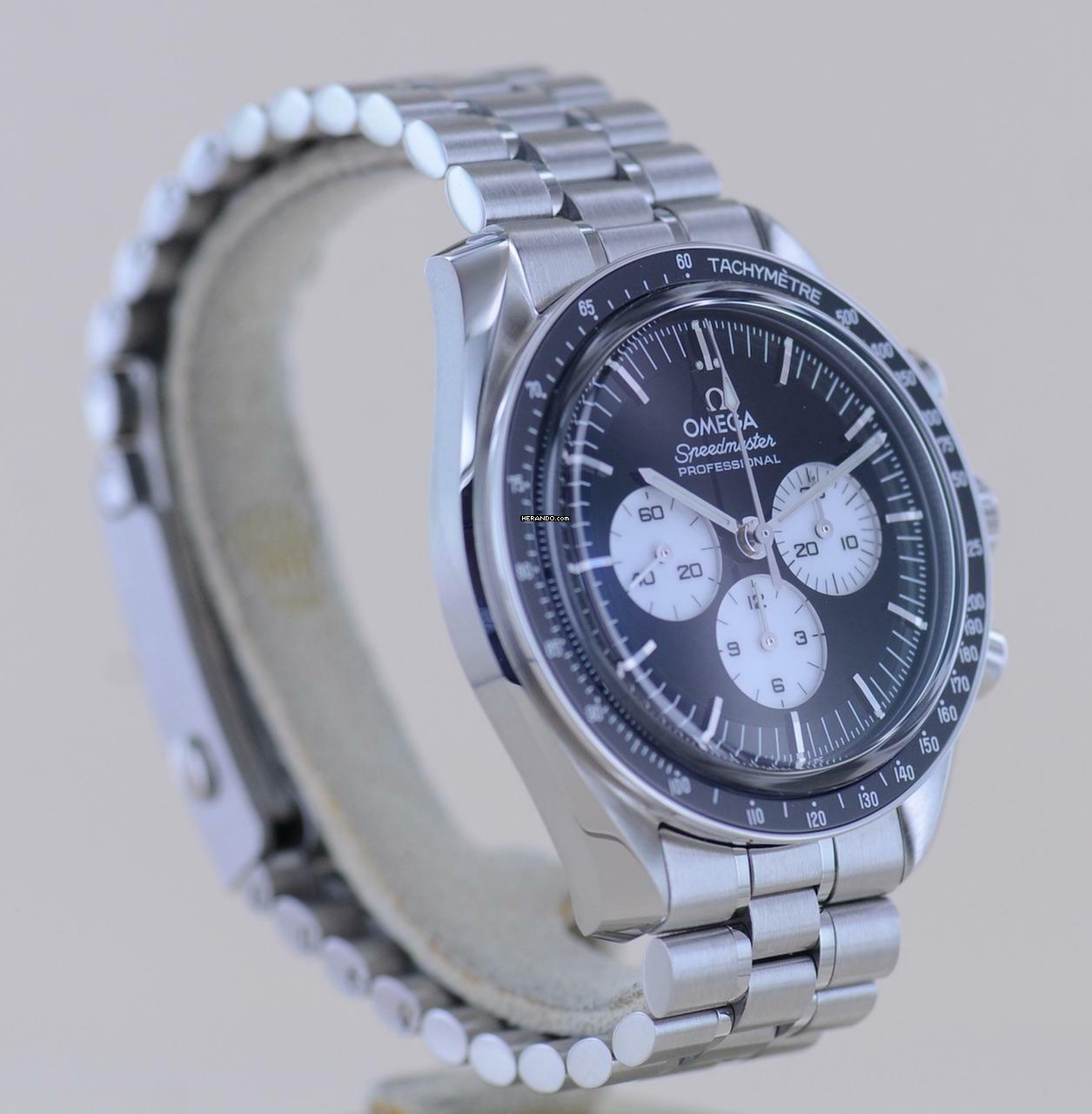 Thumbnail von Omega Speedmaster Professional Moonwatch Reverse Panda Moonwatch Saphirglas 3861 B+P