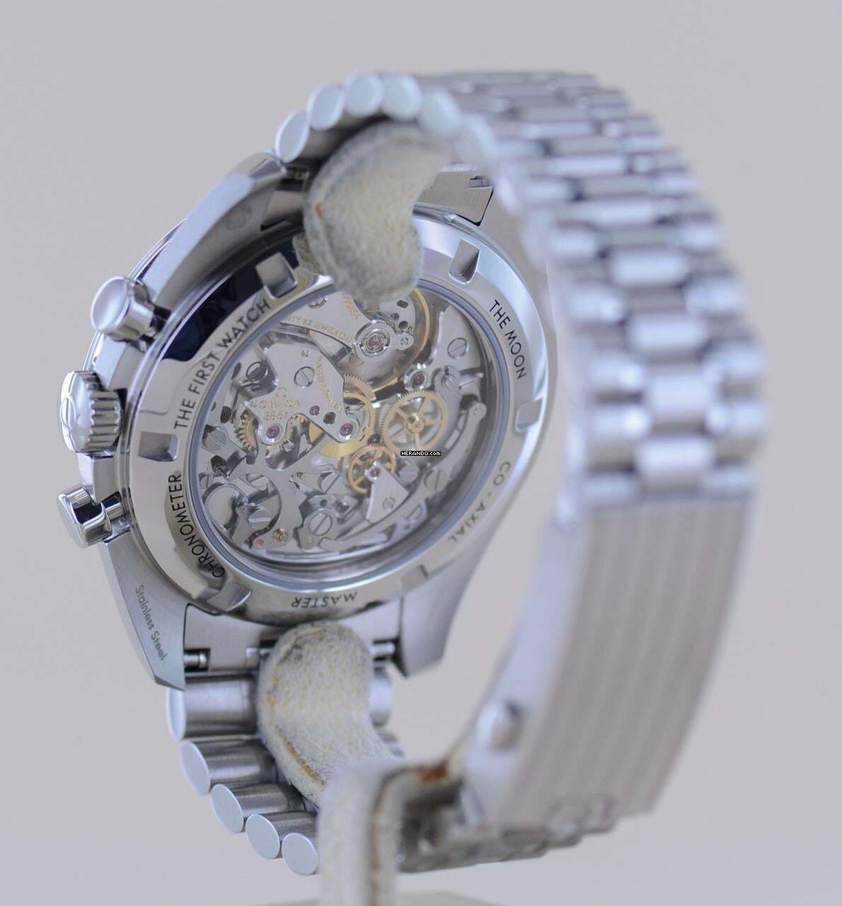 Thumbnail von Omega Speedmaster Professional Moonwatch Reverse Panda Moonwatch Saphirglas 3861 B+P