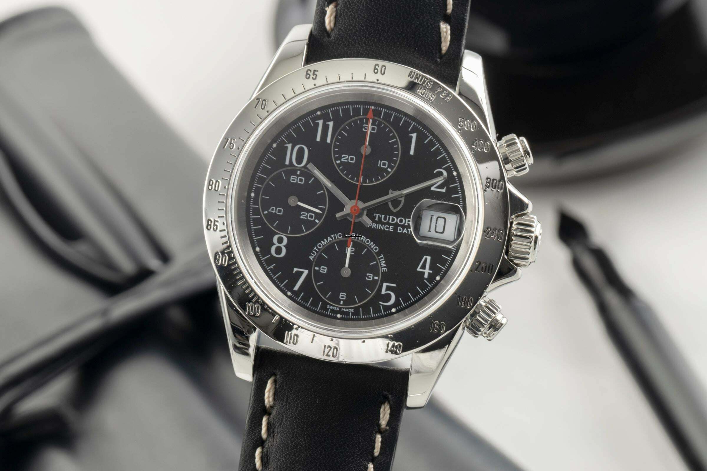  Tudor Prince Date Chronograph Stahl Automatik Herrenuhr Ref. 79280P 