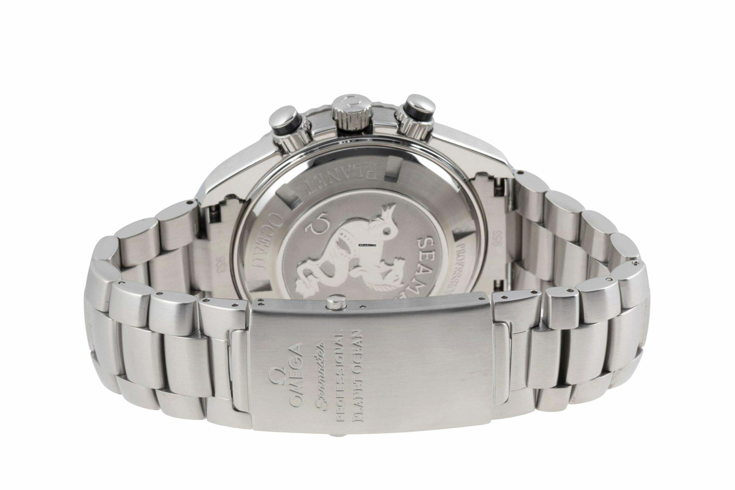 Thumbnail von Omega Seamaster Planet Ocean Chronograph 600M Chronograph Automatik Ref. 2910.51.82 B&P 2010