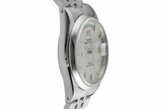 Thumbnail von Tudor Prince Date Day Linen Dial Edelstahl Automatik Herrenuhr Ref. 76200