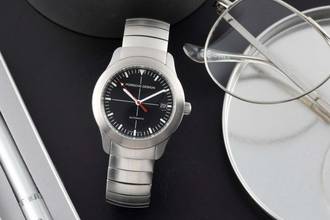 Thumbnail von Porsche Design by Eterna Edelstahl Automatik Herrenuhr Ref. 6602.41 B&P 2004