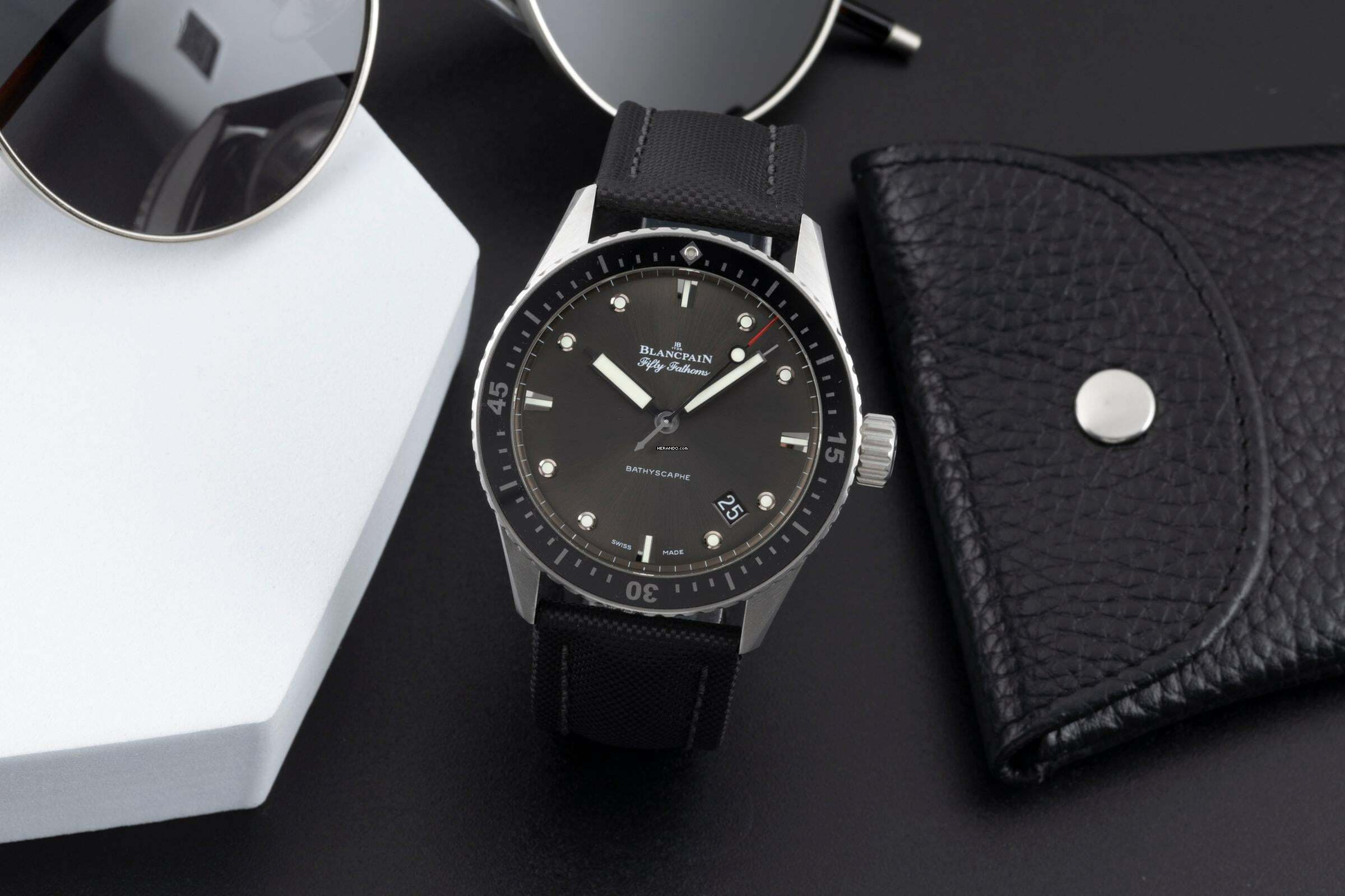 Thumbnail von Blancpain Fifty Fathoms Bathyscaphe Stahl Ref. 5000 1110 B52A