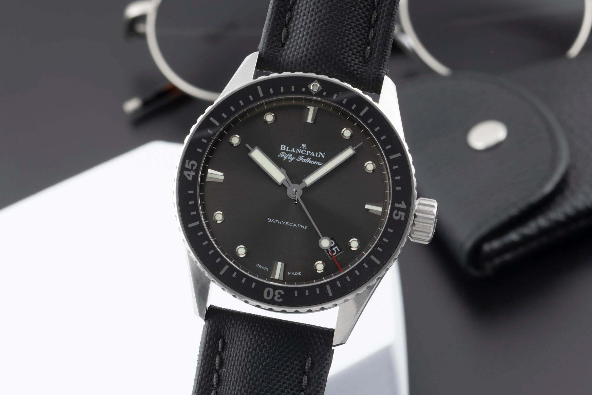  Blancpain Fifty Fathoms Bathyscaphe Stahl Ref. 5000 1110 B52A 