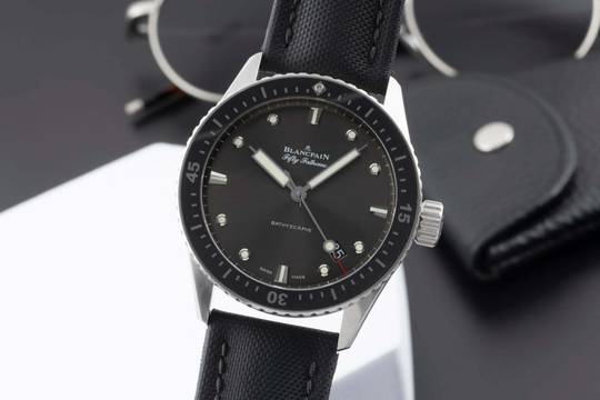  Blancpain Fifty Fathoms Bathyscaphe Stahl Ref. 5000 1110 B52A 