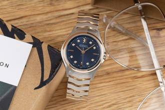 Thumbnail von Ebel Classic Wave Stahl/Rosegold Diamanten Ref. 03.1.15.1051