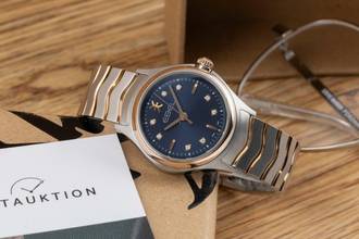 Thumbnail von Ebel Classic Wave Stahl/Rosegold Diamanten Ref. 03.1.15.1051