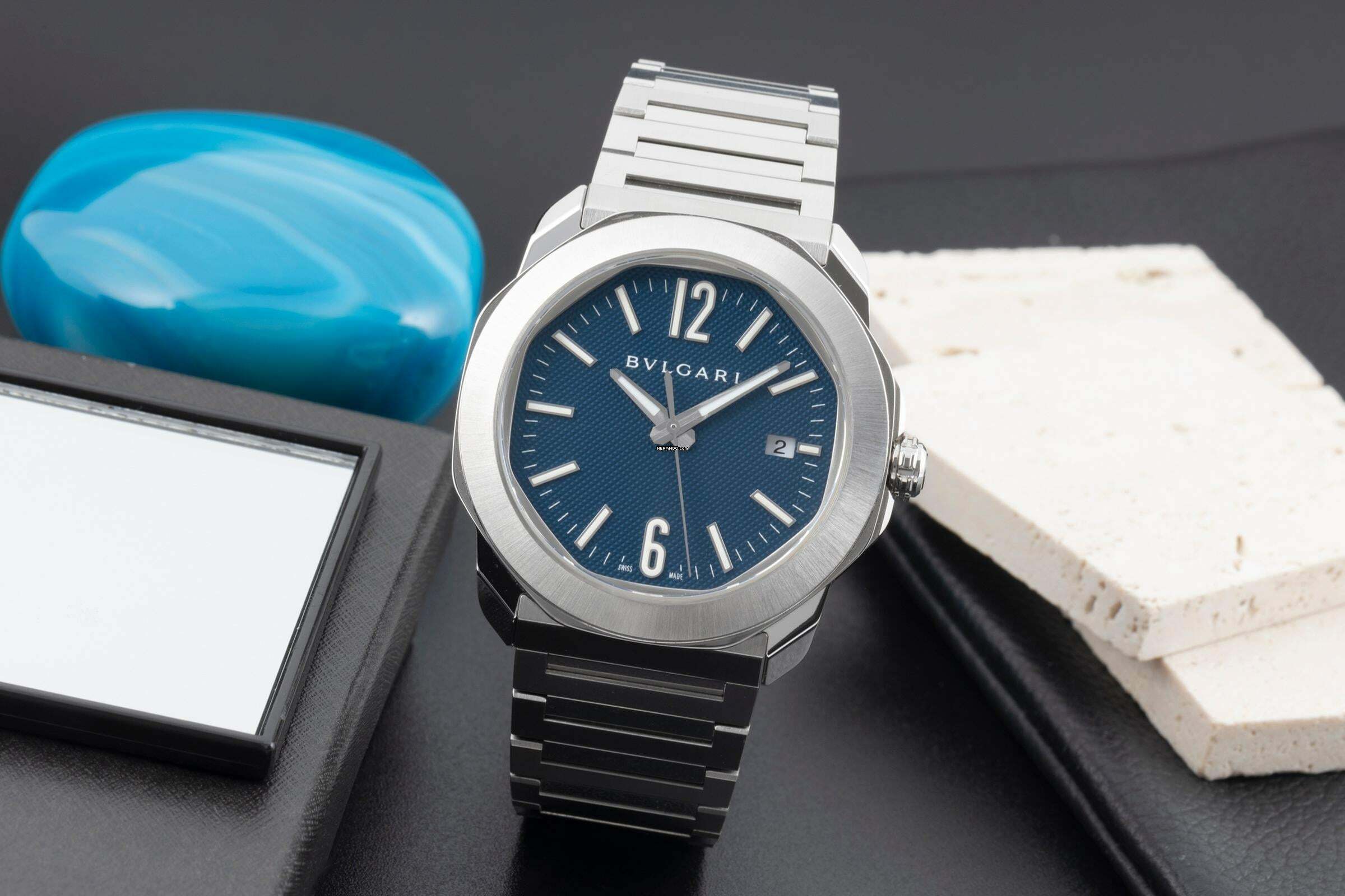 Thumbnail von Bulgari Octo Roma Stahl Automatik Herrenuhr Ref. 103739 - OC 41 S Box & Papiere