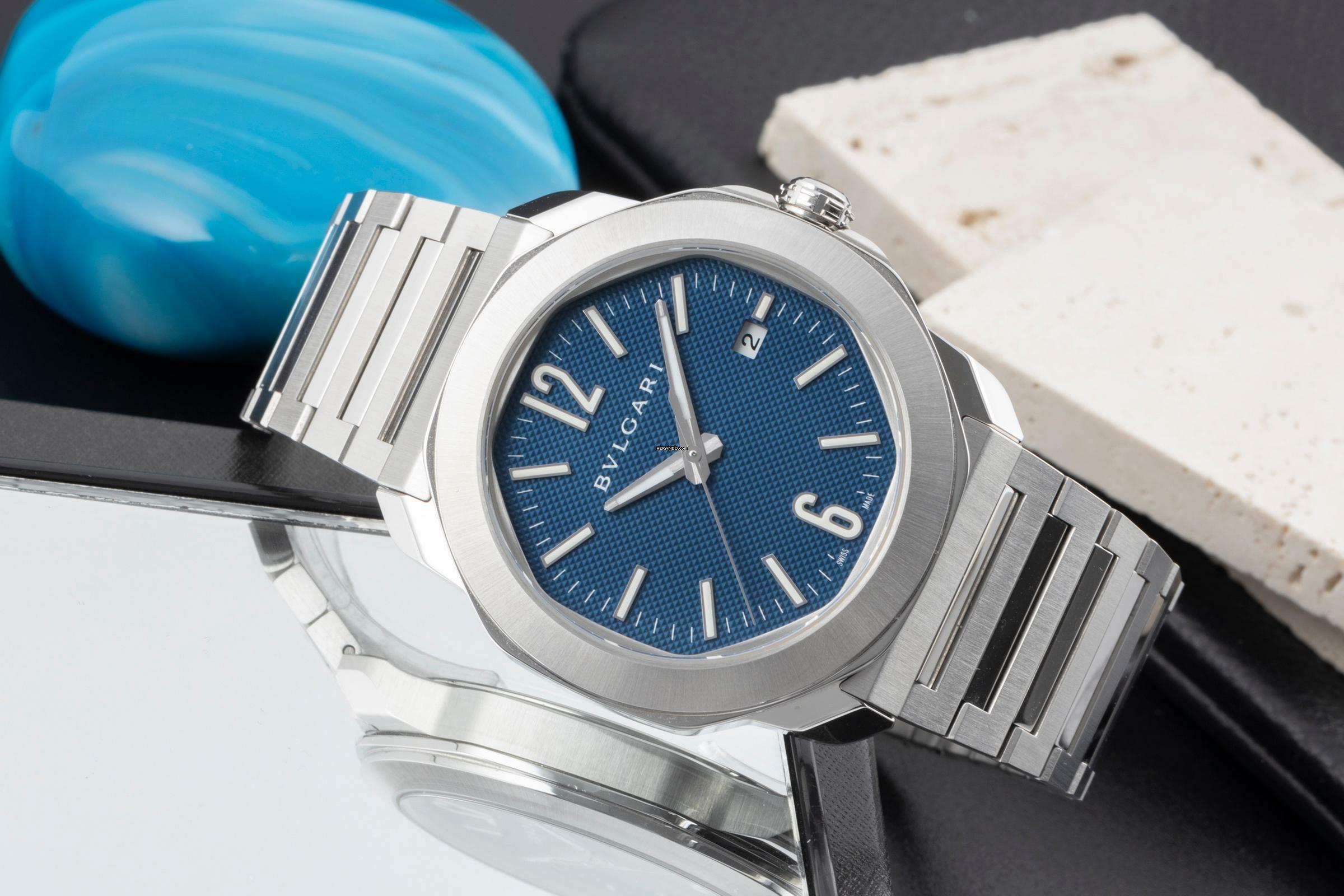 Thumbnail von Bulgari Octo Roma Stahl Automatik Herrenuhr Ref. 103739 - OC 41 S Box & Papiere