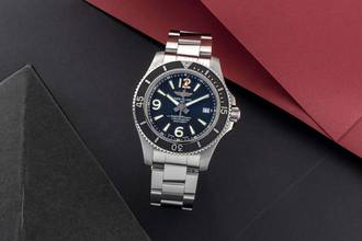 Thumbnail von Breitling Superocean 42 Stahl Automatik Herrenuhr Ref A17366021B1A1 B&P 2022