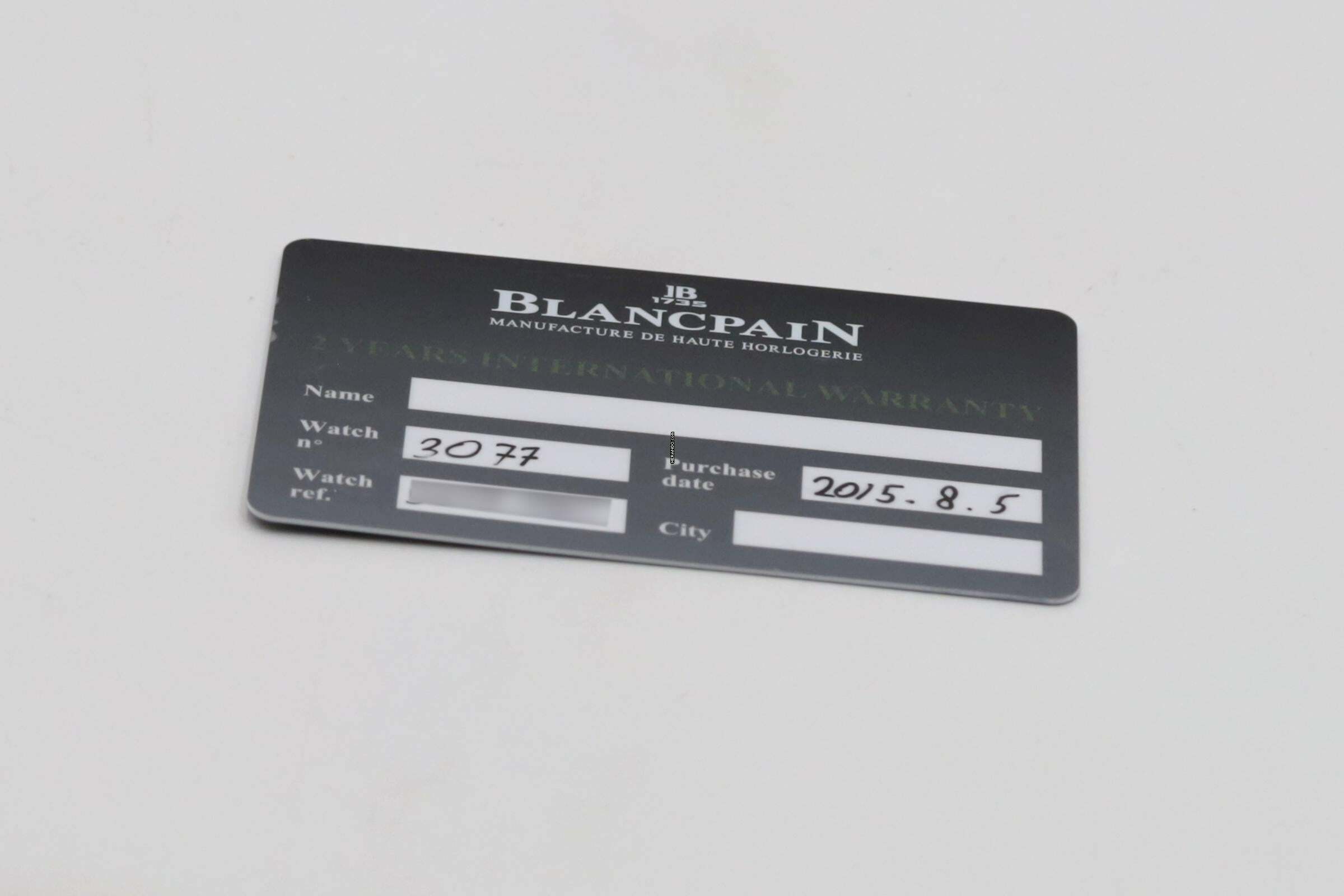 Thumbnail von Blancpain Fifty Fathoms Stahl Automatik Herrenuhr Ref 5015 1130 52A Papiere 2015