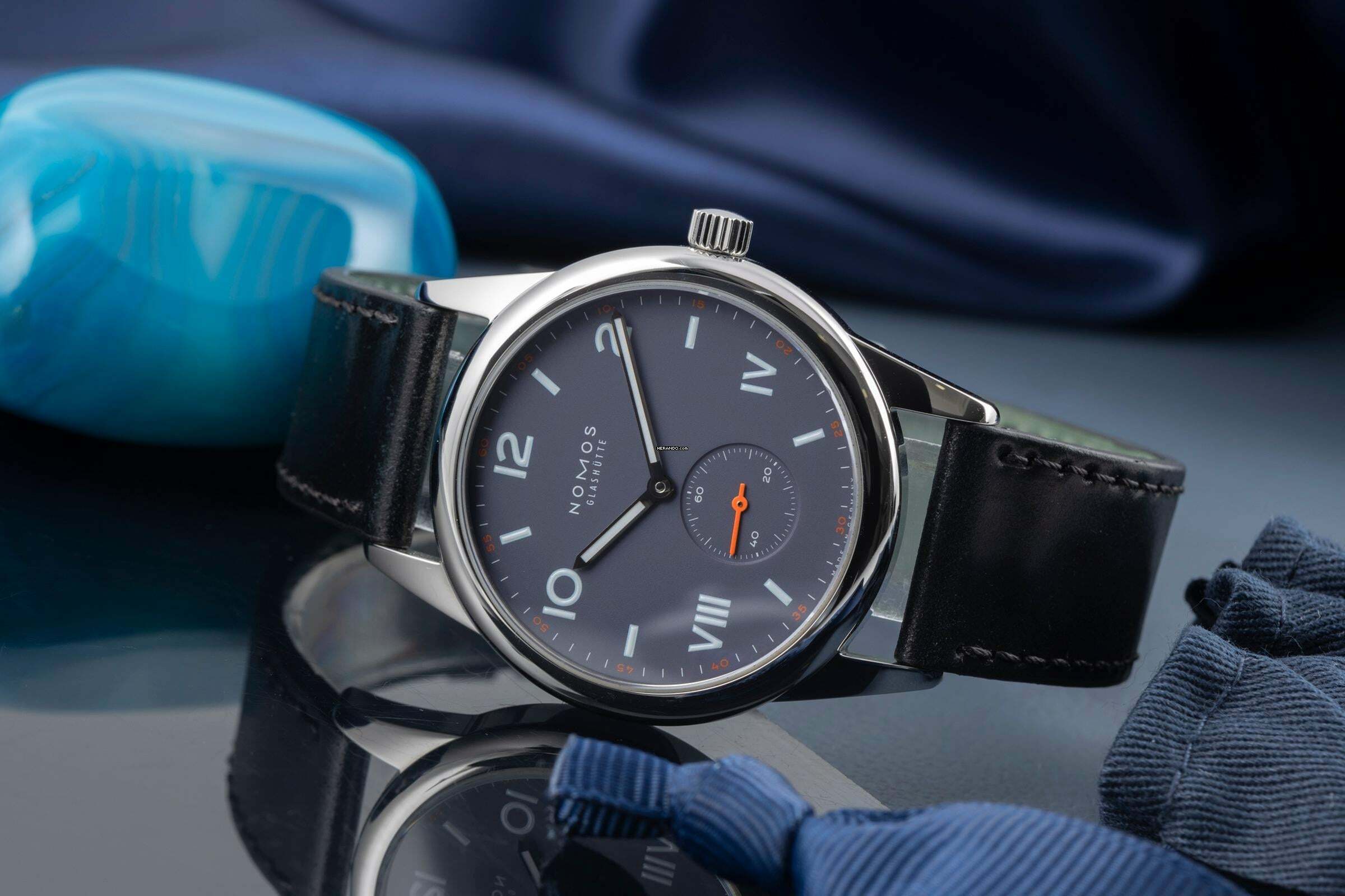 Thumbnail von NOMOS Club Campus 38 Blue Purple Stahl Handaufzug Ref. 730 Klassiker